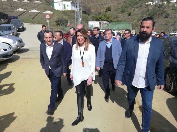 Susana Díaz en El Borge