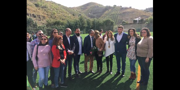 3. El Borge rinde homenaje a su exalcalde con el estadio municipal Salvador Fernández Marín