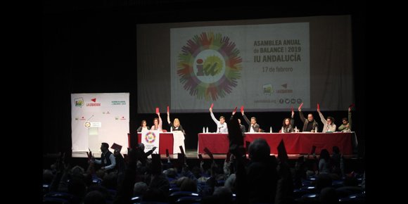 10. La Asamblea de Balance de IU Andalucía aprueba el informe de balance de la dirección de Maíllo