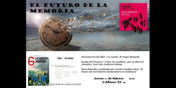 3. Ateneo libertario Guillermina Rojas acoge en Sevilla un coloquio sobre el futuro de la memoria histórica