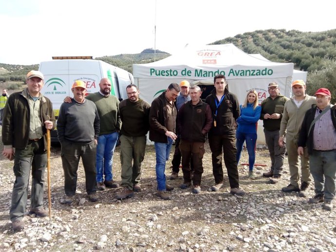 Cazadores federados del coto Valdeinfierno