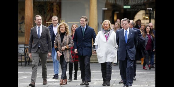 5. Mercedes Fernández acude a la Junta Directiva del PP en la que se diseñará la estrategia electoral