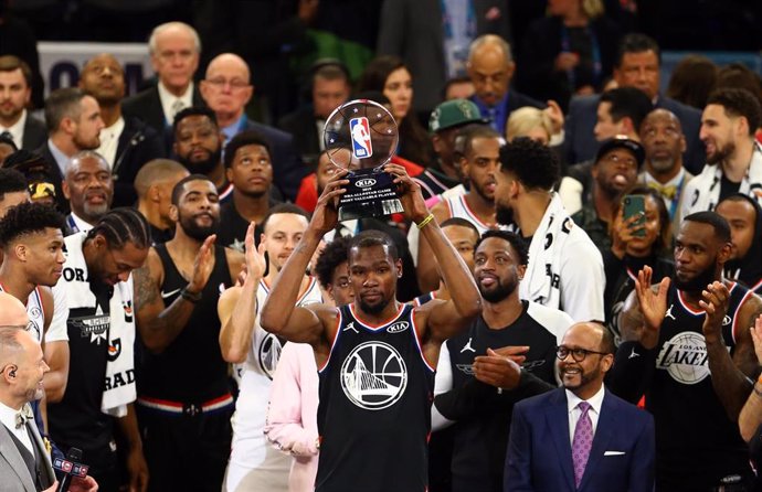 Kevin Durant gana el MVP del All Star de Charlotte