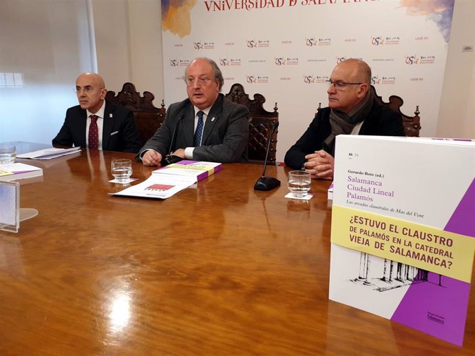 Presentación del estudio sobre el 'Claustro de Palamós' con la presencia de José