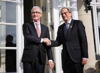 Torra viaja a Bruselas sin su escolta de Mossos al no obtener el permiso del Gobierno