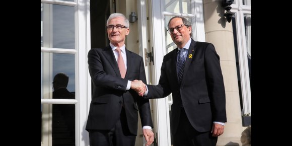 5. Torra viaja a Bruselas sin su escolta de Mossos al no obtener el permiso del Gobierno