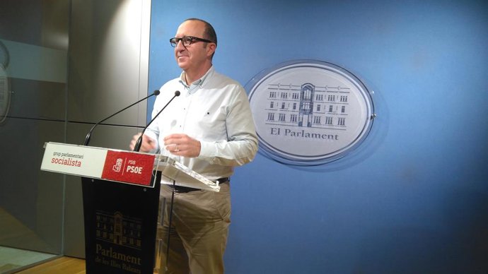 El portavoz del PSIB en el Parlament, Andreu Alcover