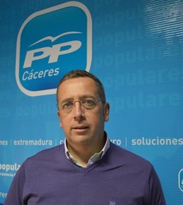 Emilio Borrega, portavoz del PP en la provincia de Cáceres