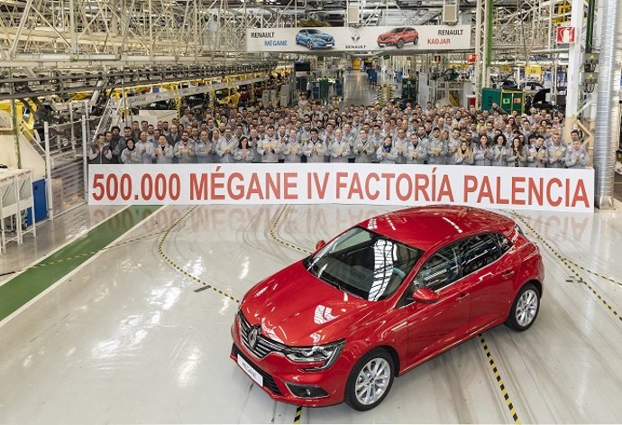 La planta de Renault en Palencia produce la unidad número 500.000 de la cuarta g