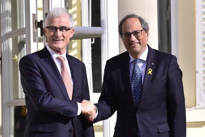 El president de Catalunya, Quim Torra, a Brusselles