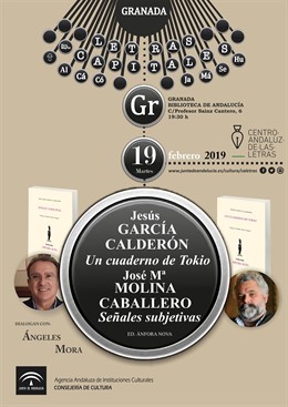 Cartel del acto del Centro Andaluz de las Letras en Granada