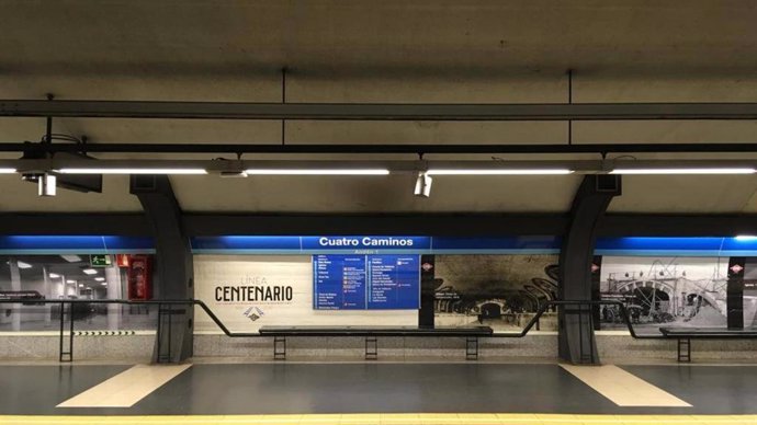Metro de Madrid hará obras de reforma en la estación de Cuatro Caminos