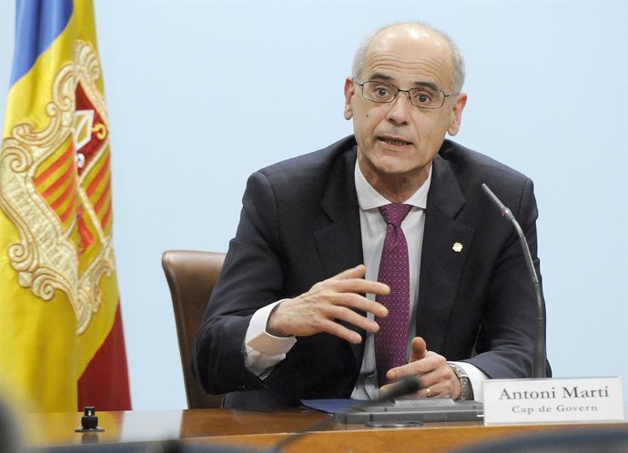 El cap del Govern d'Andorra, Antoni Martí