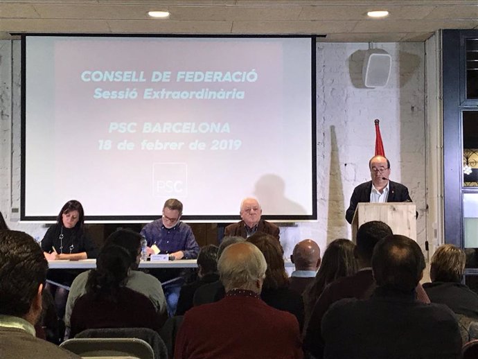 Intervención del Miquel Iceta en la sesión extraordinaria del Consejo de Federac
