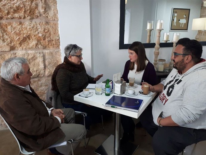 Candidata de Podemos a la presidenta del Consell, Aurora Ribot, con la candidata