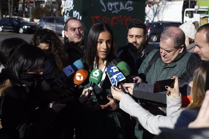 La portavoz de Ciudadanos en el Ayuntamiento de Madrid, Begoña Villacís, respond