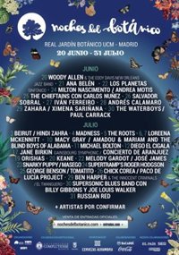 Woody Allen, Madness, Michael Bolton, Ana Belén, Los Planetas, Calamaro y Ben Harper, en Noches del Botánico 2019