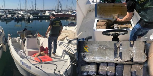 2. Desmantelada una organización criminal dedicada a la introducción de hachís a través del Mar Menor