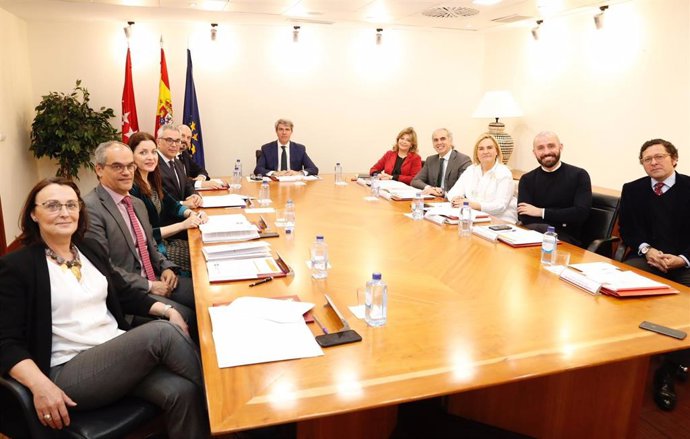 El Consejo de Gobierno de la Comunidad de Madrid presidido por Ángel Garrido