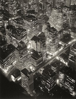 Vista aérea de Nueva York de Berenice Abbott