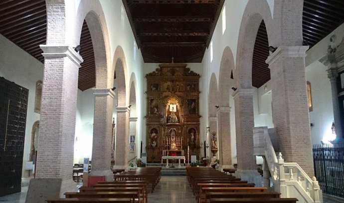 Interior de la Iglesia de Nuestra Señora de la Encarnación en Tabernas