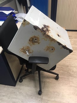 Caja fuerte robada recuperada por la Guardia Urbana de Barcelona
