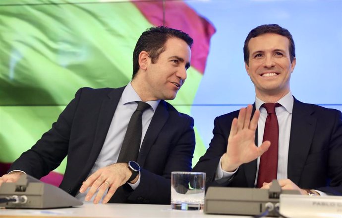 Reunión de la Junta Directiva Nacional del PP para planificar la campaña de las 