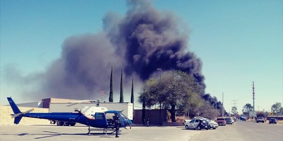 4. Al menos dos muertos tras una colisión entre un camión de combustible y un tren en Aguascalientes, México