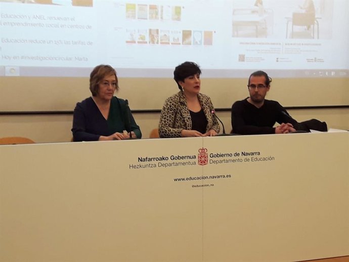 María Solana en el acto de este martes.