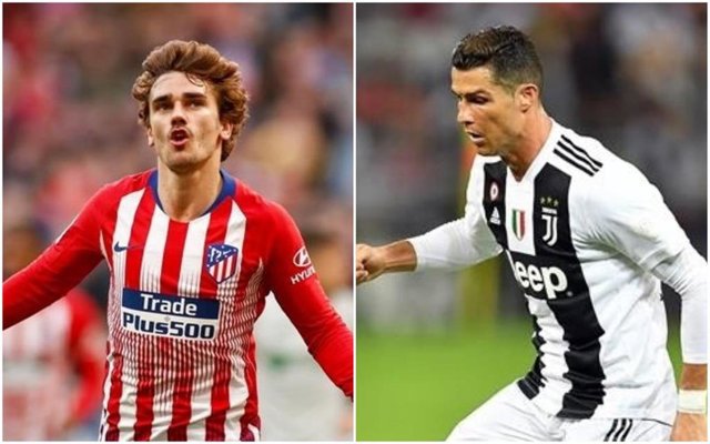 Griezmann (Atlético) y Cristiano Ronaldo (Juventus)
