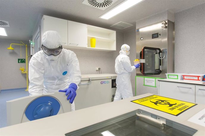 Nuevo laboratorio de bioseguridad 3 en la Universidad de Navarra.