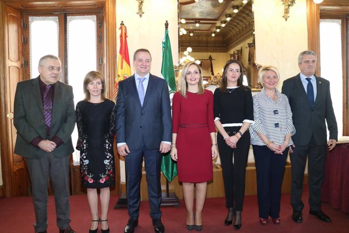 Los delegados de la Junta en Almería tras la toma de posesión