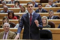 Sánchez agradece a Podemos su apoyo y recuerda que la moción logró sacar a la política del "lodazal de corrupción"