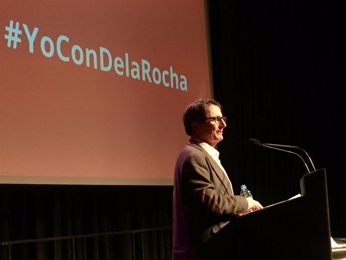 De la Rocha destaca su larga trayectoria en el partido en su acto de presentació