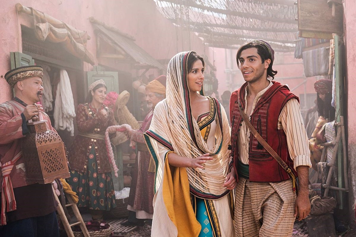 Nueva imagen del primer encuentro entre Aladdin y Jasmine