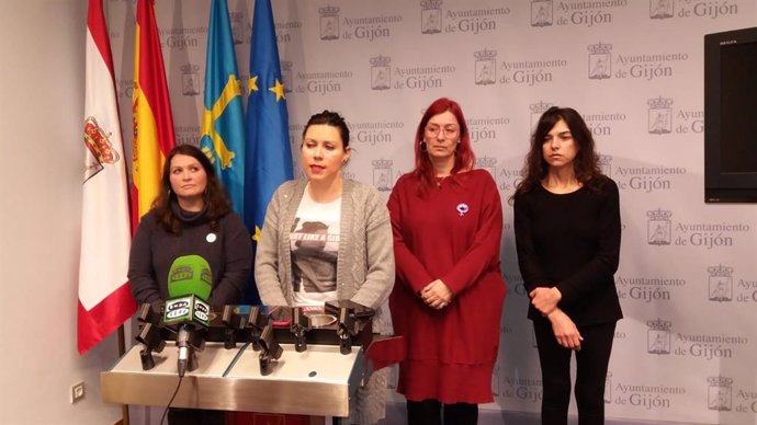 Gijón.- XsP busca el respaldo de la Corporación a una huelga feminista de 24 hor