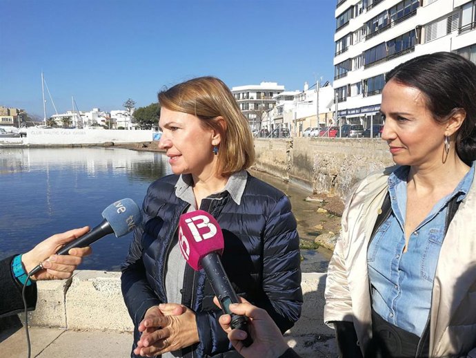 La portavoz del PP en el Ayuntamiento de Palma, Margalida Durán, en el paseo de 