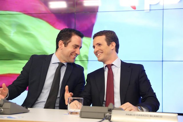 Reunión de la Junta Directiva Nacional del PP para planificar la campaña de las 