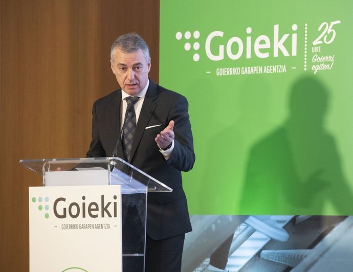 El lehendakari, Iñigo Urkullu, en el 25 aniversario de Goieki