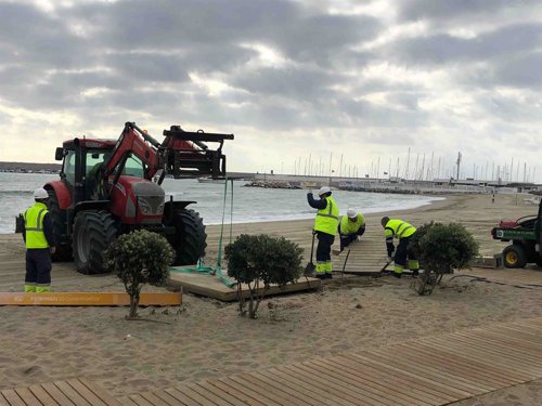 Mejoras en las playas de Fuengirola