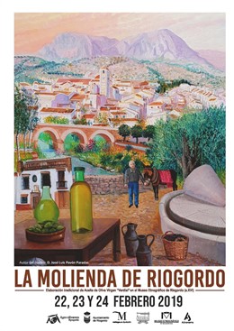 Cartel Fiesta de La Molienda 2019 de Riogordo