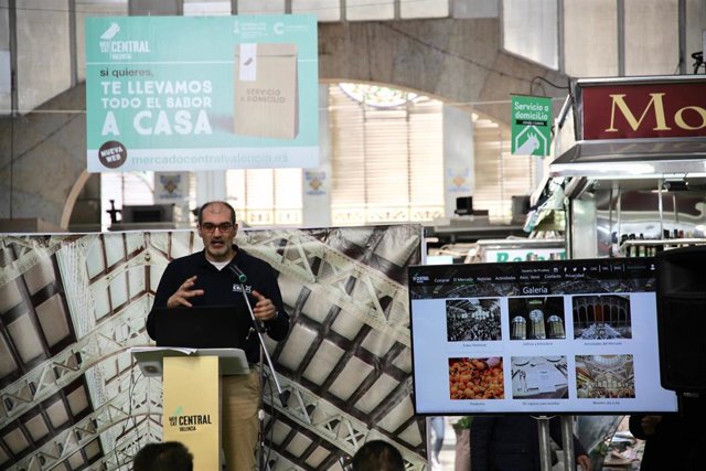 Presentación de la nueva página web del Mercado Central de València.