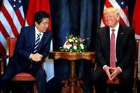 Trump prepara una visita de Estado a Japón en mayo, según la televisión estatal