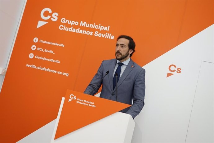 El concejal de Cs en el Ayuntamiento de Sevilla Francisco Moraga