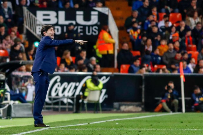 Marcelino of Valencia during the Santander League (La Liga) match played on Mest