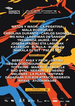 Cartel del Donostia Festibala 2019.