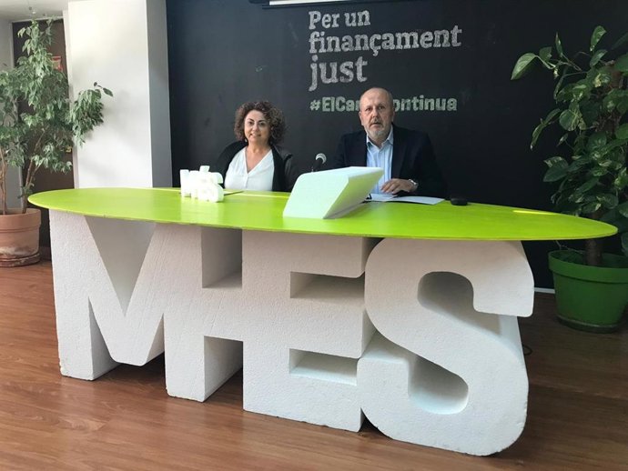 El candidat de MÉS per Mallorca al Parlament, Miquel Ensenyat