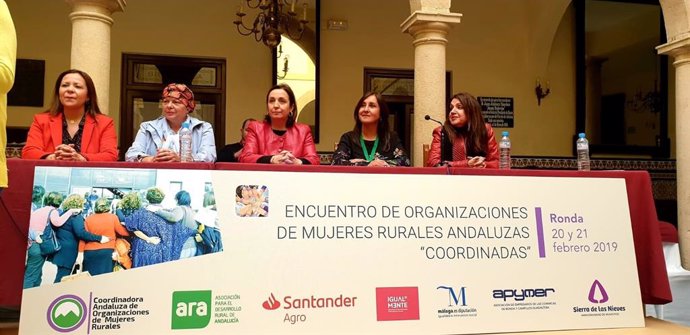 Ana María Corredera, en el Encuentro de Organizaciones de Mujeres Rurales Andalu
