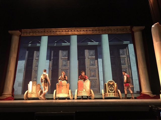 Fragmento del espectáculo 'Ben-Hur' en el Teatro Coliseum
