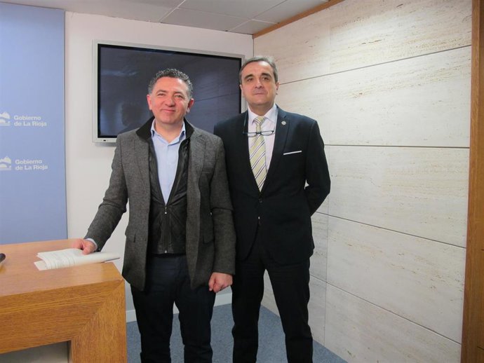 El cosnsejero de Fomento y el director general de Urbanismo